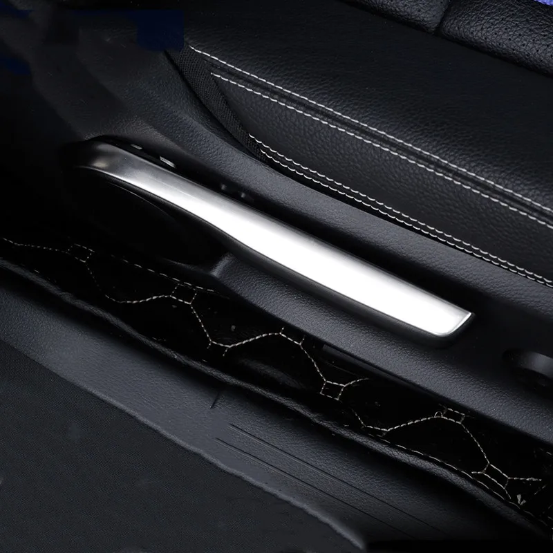 Регулировка сиденья из нержавеющей стали с блестками отделка полосы 2 шт. для