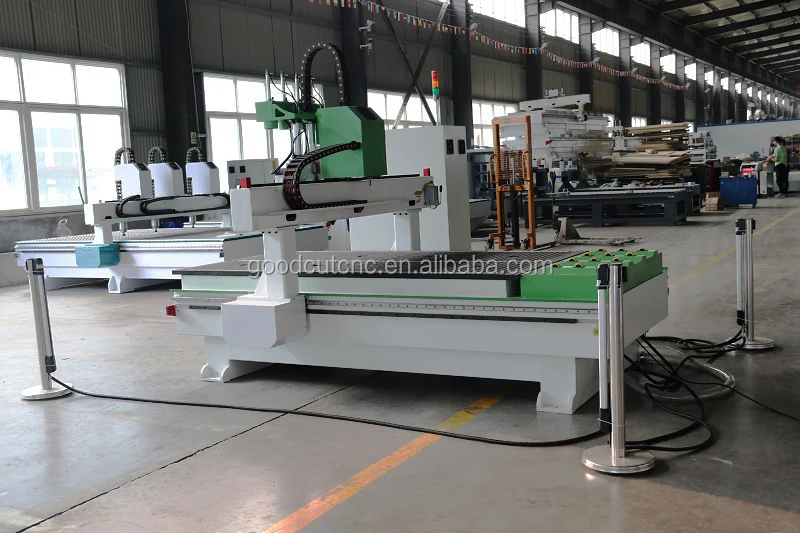 

Jinan GC1325 Automatic Tool Change Multi 4 Spindles Cnc Carving Machine With For Wood Door