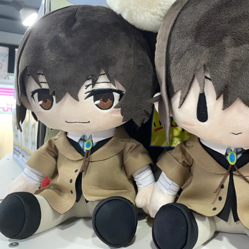 Peluche de perro callejero Bungo, juguete de felpa sentado, dazai, osamu, regalo de Navidad para un amigo, 2021-4