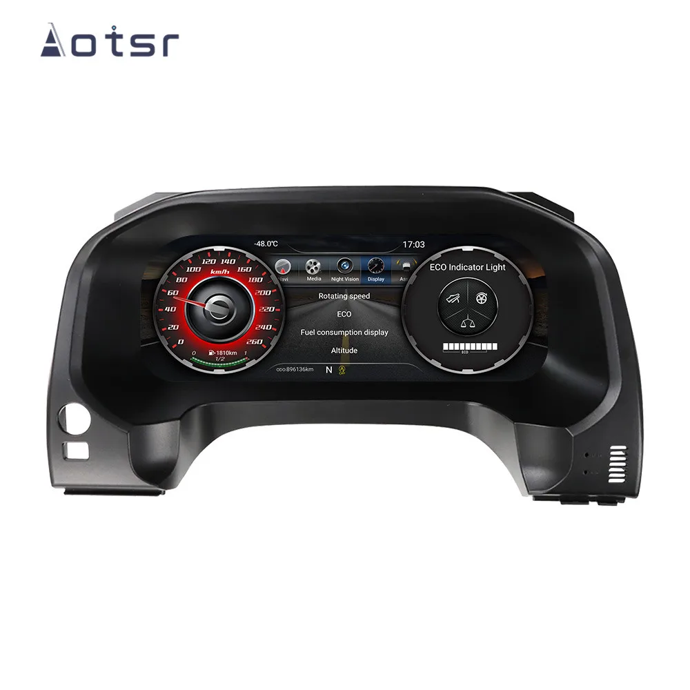 Автомобильный мультимедийный плеер экран 12 3 дюйма Android 7 1 для приборной панели с