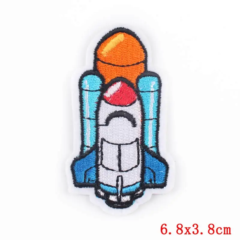 Prajna UFO Alien Patches Вышивка Железо на патчи для аппликация одежду куртки наклейки