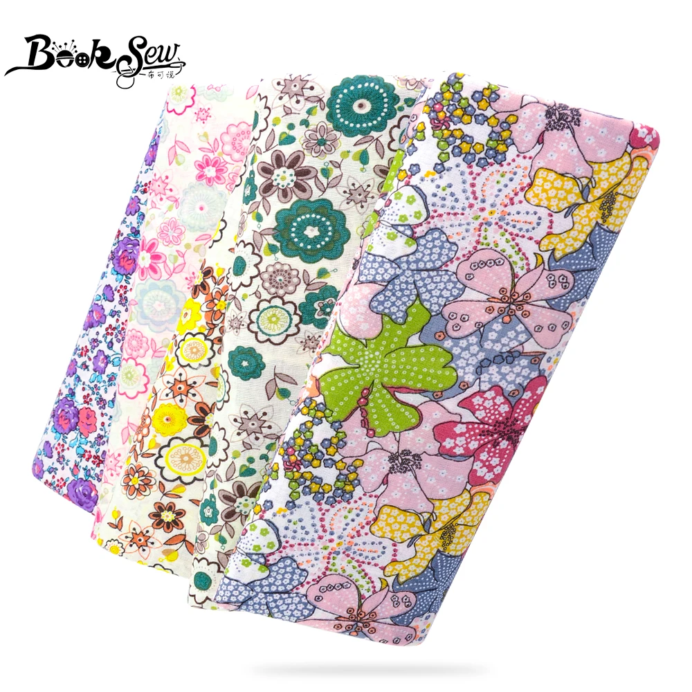 Цветные листья Дизайн 100% хлопок Ткань Жир квартал для начинающих Практика