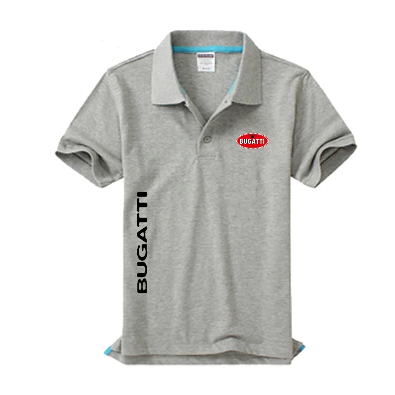 High quality Bugatti logo Polo shirt brand clothing men's fashion casual shirts | Мужская одежда
