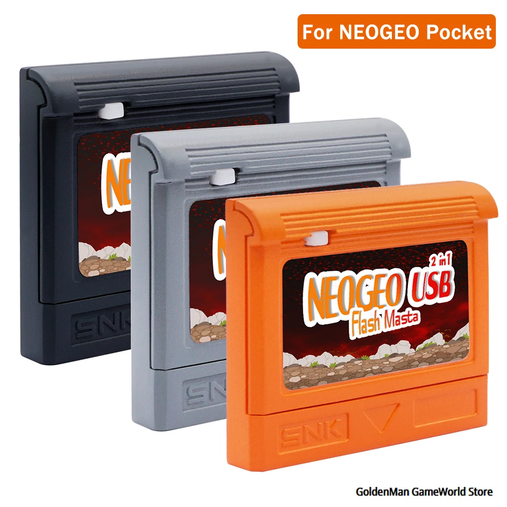 Tarjeta Flash USB 2 en 1 para NGPC, NGP, NEOGEO, consolas de bolsillo