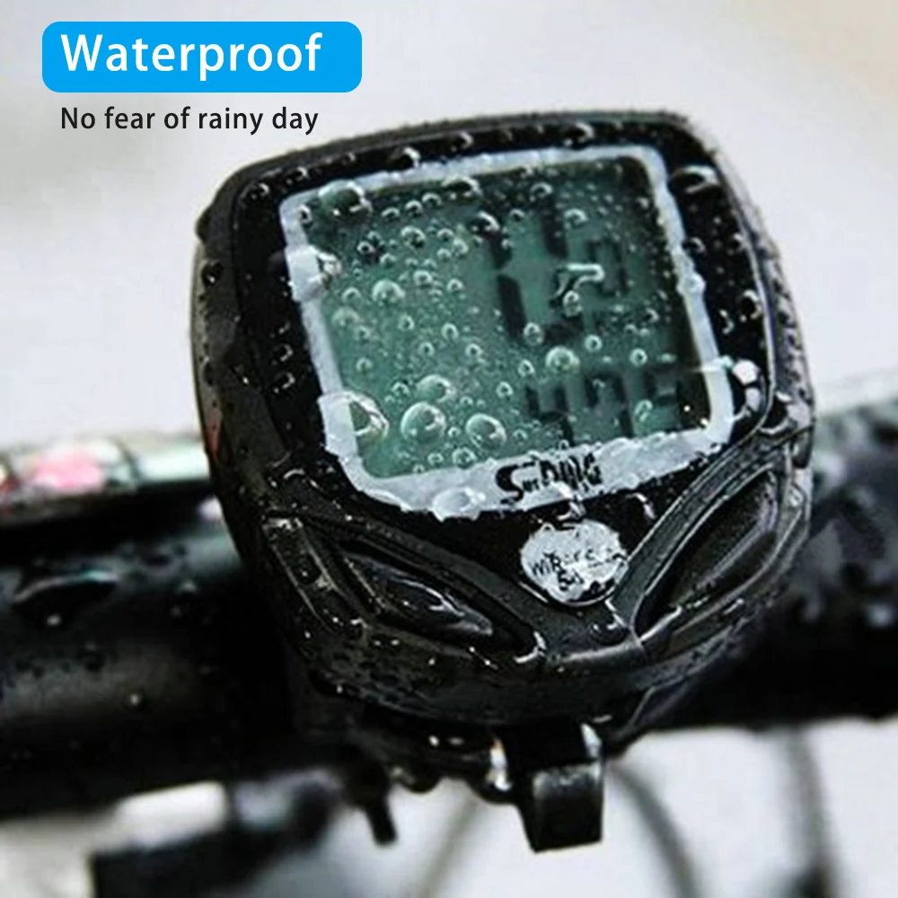 Велосипедный компьютер со спидометром и ЖК дисплеем Водонепроницаемый