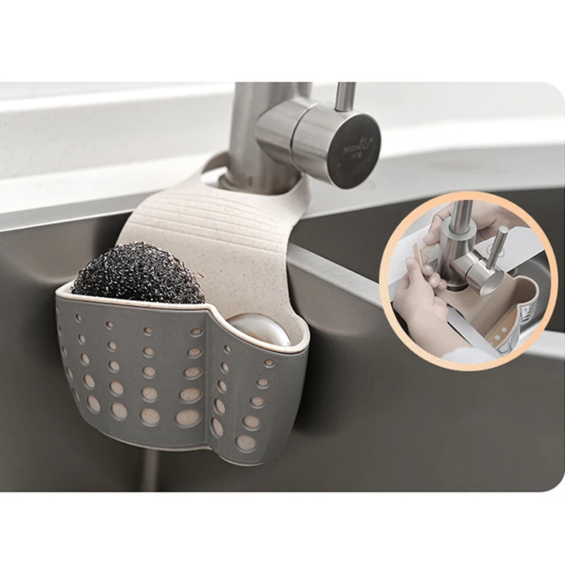 Креативная корзина для хранения кухонной раковины Проволочная Корзина слива