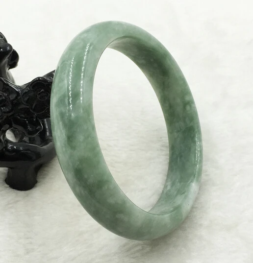 Китайский 100% натуральный сорт зеленый нефрит браслет из драгоценных камней