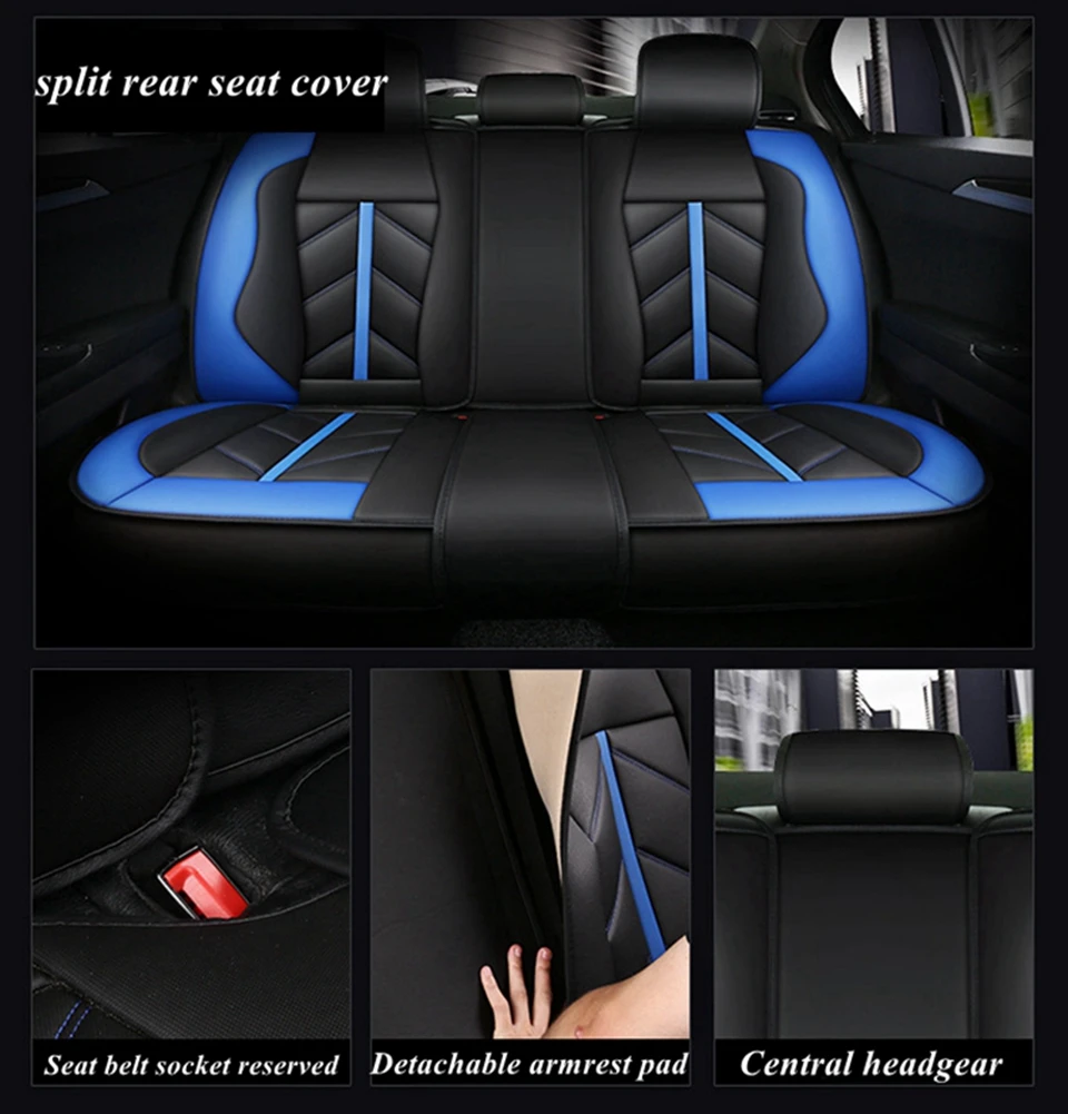 Передняя+ задняя крышка сиденья для Volkswagen Polo, Golf 4 5 6 7 passat b5 b6 b7 b8 TIGUAN Bora MAGOTAN TIGUAN L CANDY SANTANA Lavida