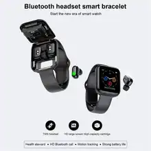 Умные часы KINGSTAR X5 Bluetooth-гарнитура TWS беспроводные наушники 2 в 1 HD большой экран пульсометр монитор кровяного давления