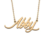 abby custom name necklace customized pendant choker personalized jewelry gift for women girls friend christmas present
