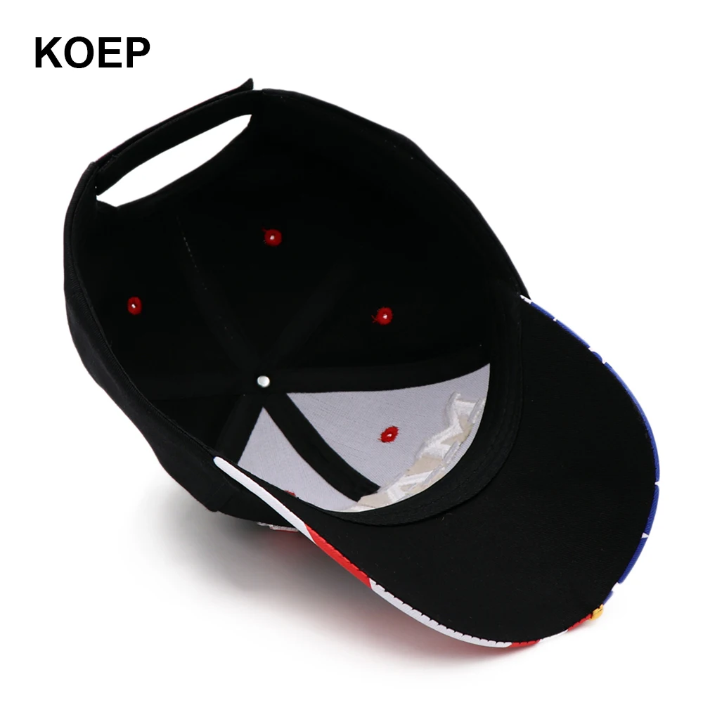 

Donald Trump 2020 Cap USA Flag MAGA Baseball Caps Make America Great Again Snapback President Hat 3D Embroidery Black Wholesale