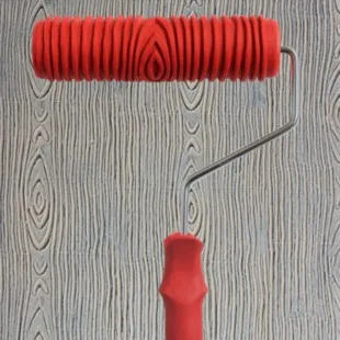

7" (7 inch) wood grain paint roller decoration tool for decorative Wall Woodgrain texture Rubber Paint Roller EG300