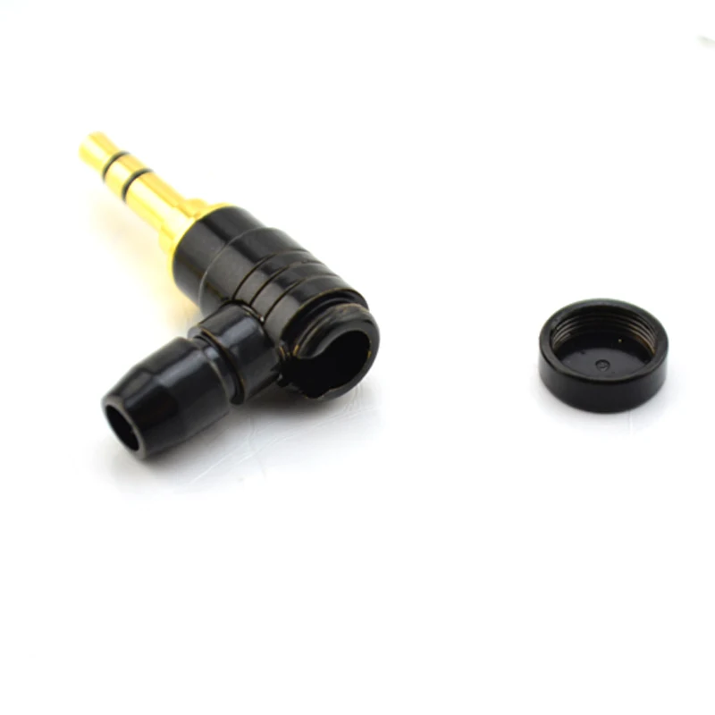 OEM/ODM 3.5mm 90 degree Stereo Male Plug ,Audio Connector plug,DIY Solder adapter plug