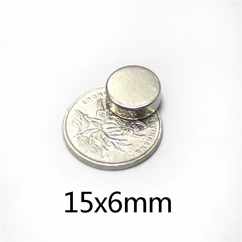

5/10/15pcs 15x6 mm Small Magnets 15mmx6mm N35 circular Neodymium Magnet Dia 15x6mm Permanent NdFeB Magnet 15*6 mm Disc magnet