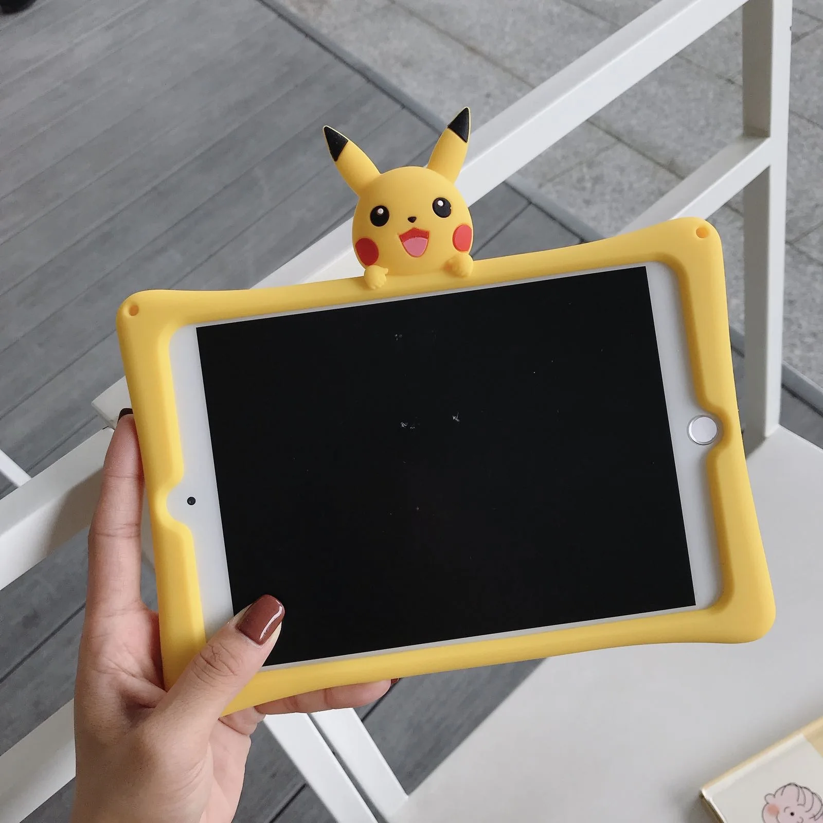 Leuke Пикачу детский чехол для IPad 9,7 Pro 9,7 11 Air 2 IPad 2/3/4 5 6 IPad Mini 1 2 3 4 5 мягкая силиконовая подставка чехол Funda