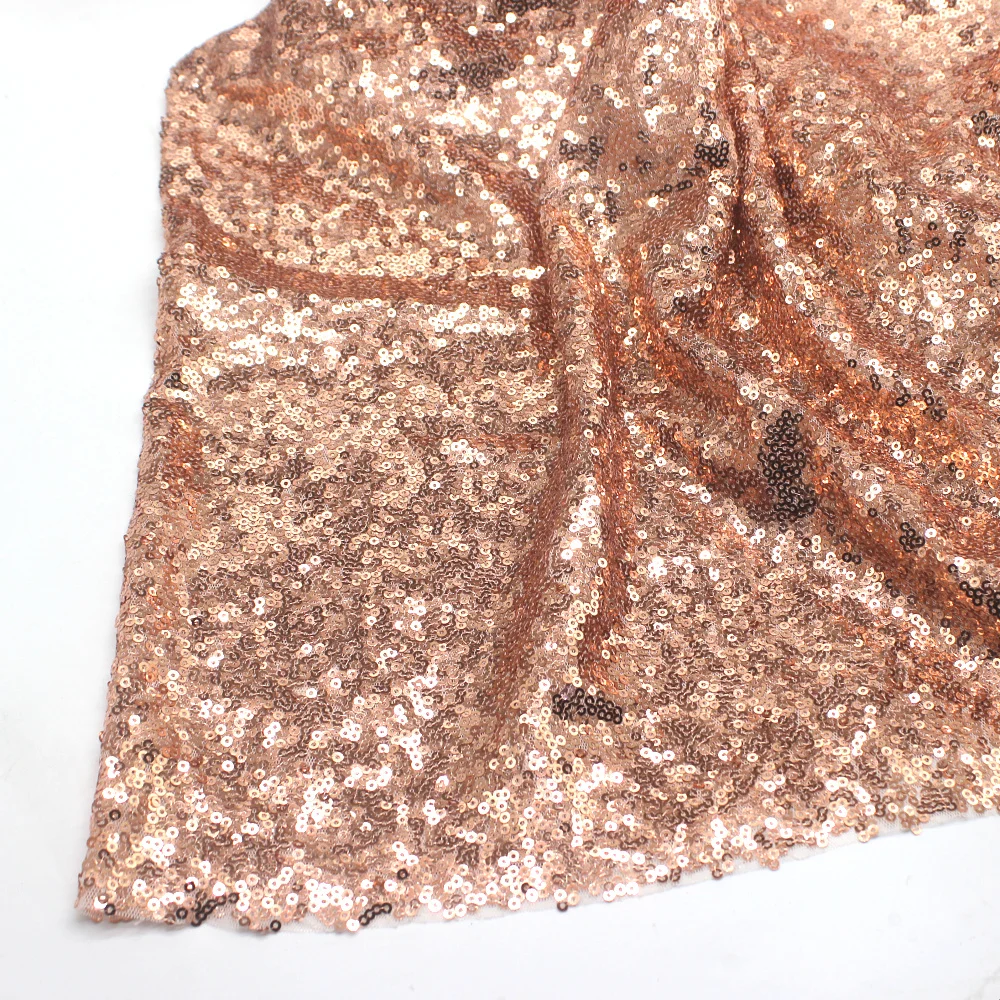 Кружевная ткань с блестками золотистая Шампанская кружевная вышитая для ночного
