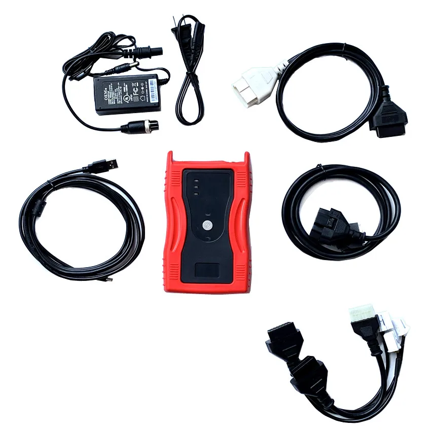 GDS VCI для K-IA Hyu-ndai с модулем триггера разъем полета OBD2 диагностический сканер инструмент - Цвет: red no Trigger