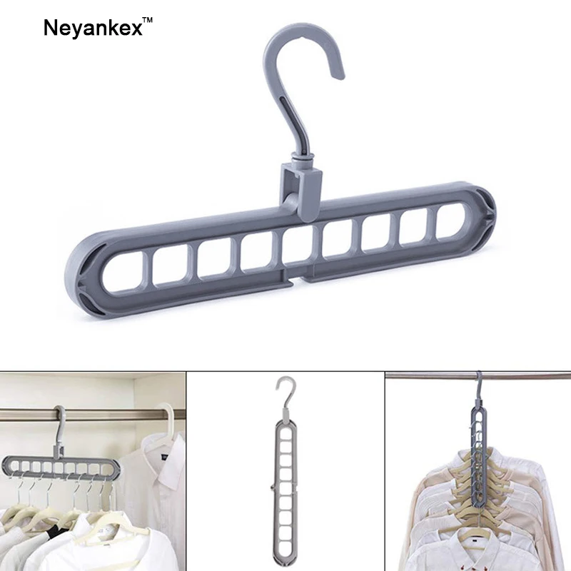 1 шт. вращающаяся противоскользящая складная вешалка умная Волшебная Экономия