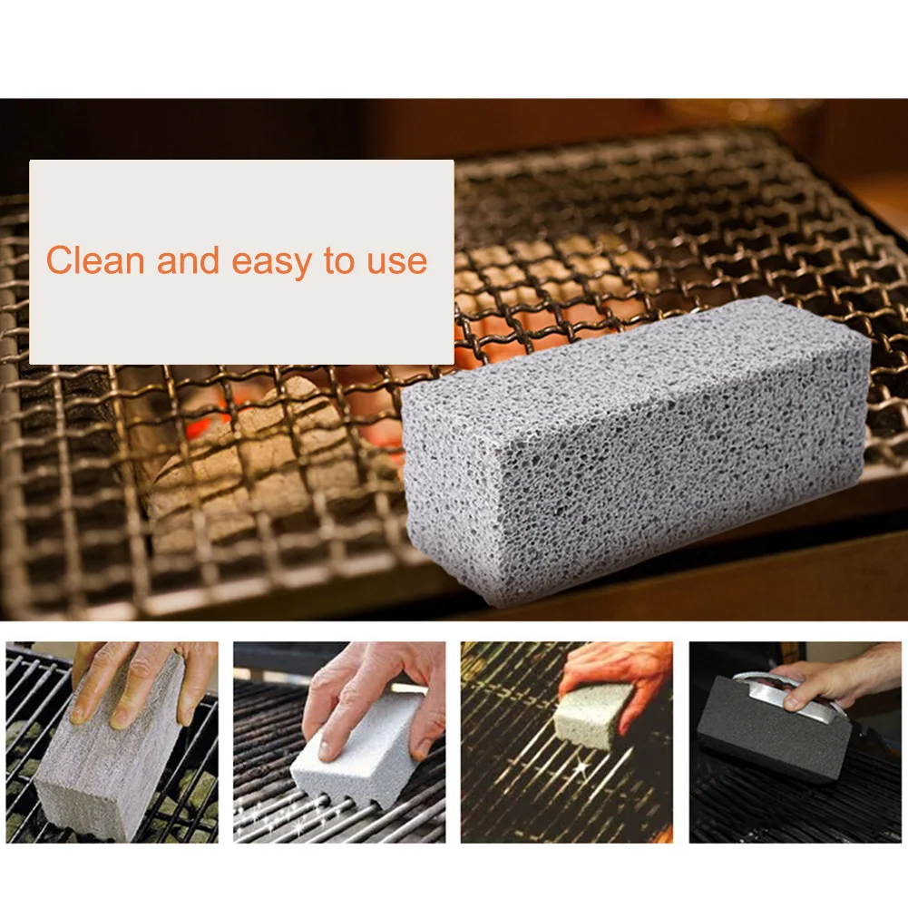 1 шт. чистящий кирпичный блок кирпичная пемза гриль очиститель для барбекю грили