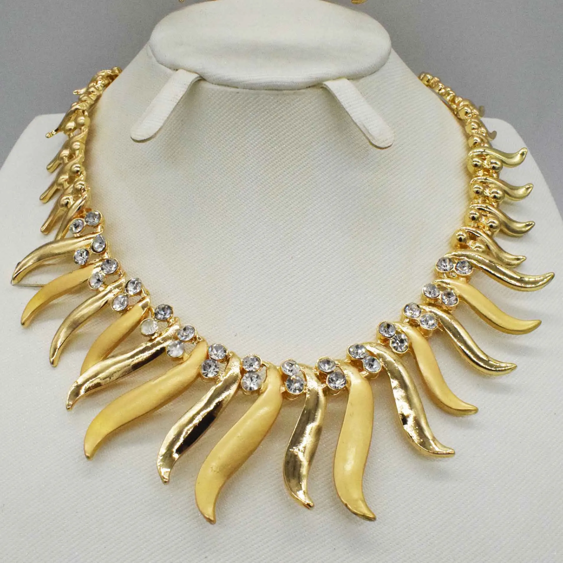 Оптовая продажа Роскошные нигерийские женские свадебные ювелирные изделия