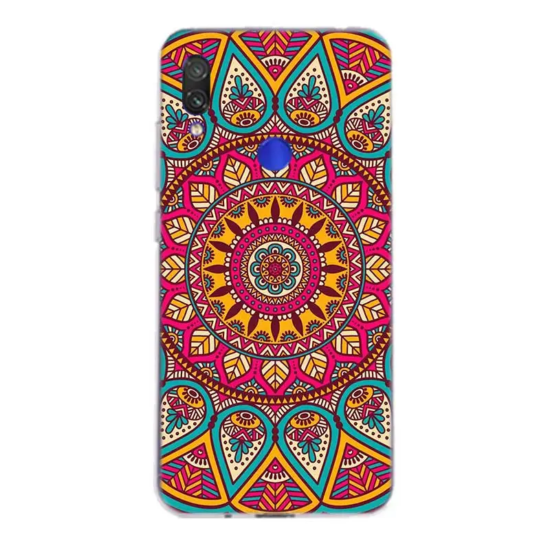 Ретро Чехол с изображением цветка мандалы чехол для спортивной камеры Xiao mi Red Note 7