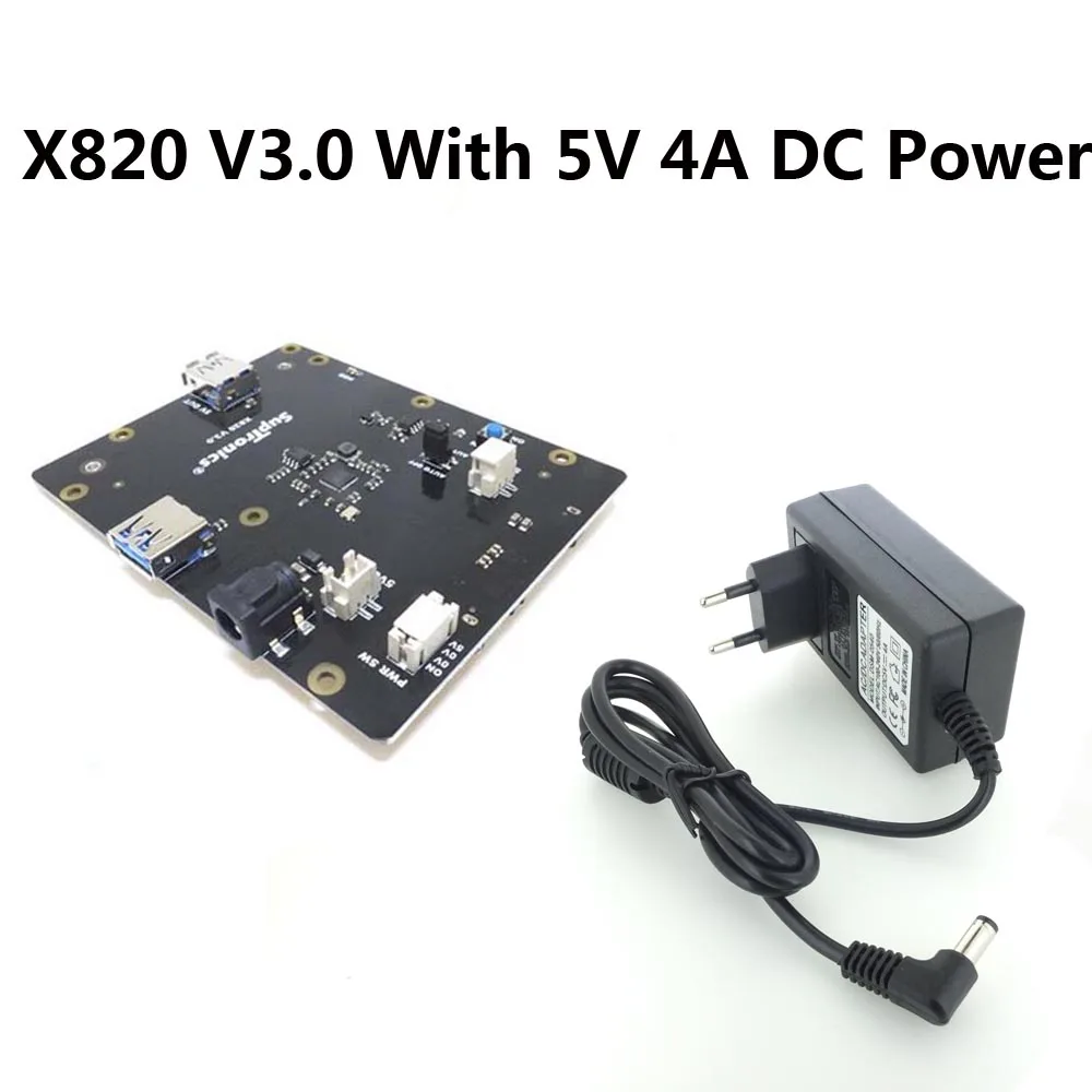 Raspberry Pi 2 5 "SATA HDD/SSD Плата расширения хранения X820 V3.0 USB 3 0 мобильный жесткий диск