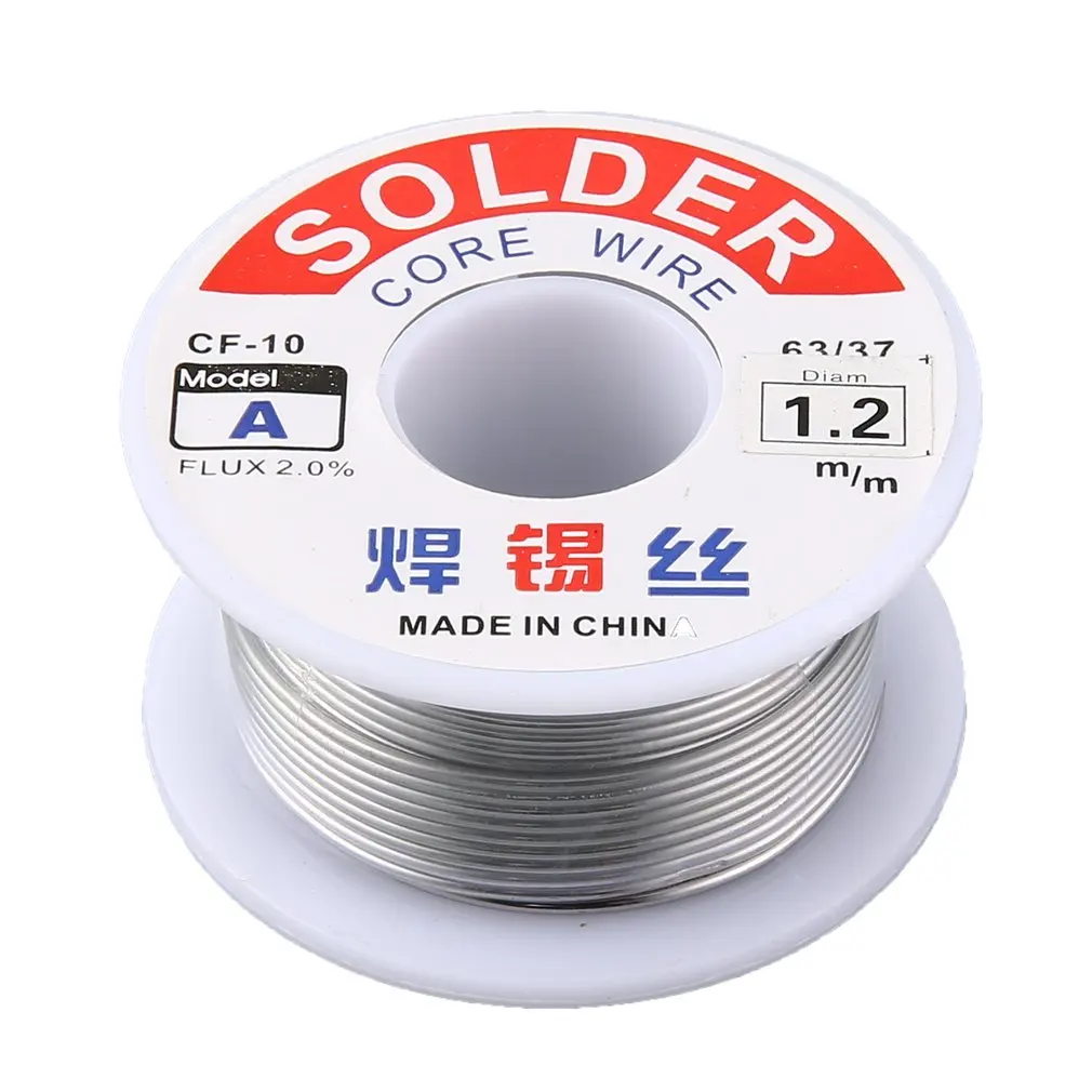 1.2mm 50g 1.0mm 2% Flux Tin Lead Rosin Roll Core Silver Solder Wire Welding Soldering Repairing Tool Reel Melt Kit Electric Melting - Цвет: 1.2mm 50g