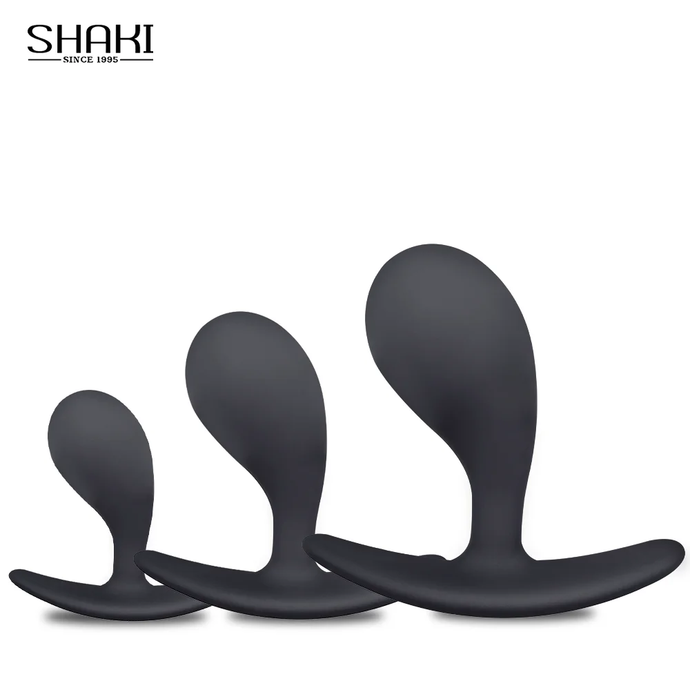 Силиконовые анальные пробки SHAKI унисекс хвост Анальная пробка предстательные