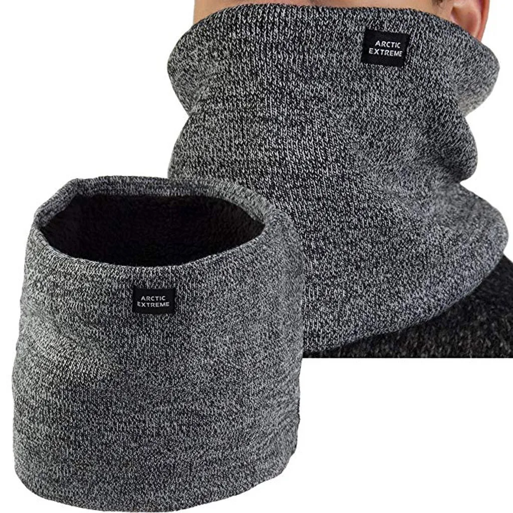 Мужской осенне-зимний теплый шарф Wome Bufanda толстый вязаный воротник |