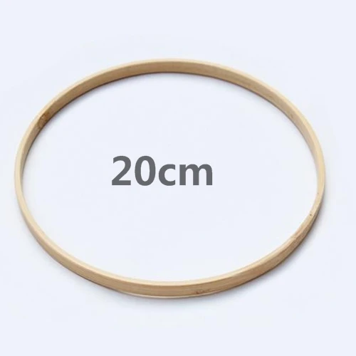 20cm Натуральные зубцы из древесины бусины деревянное кольцо Stic Dreamcatcherk Дети Diy Деревянный аксессуар для изготовления ювелирных изделий макраме аксессуары - Цвет: 20cm