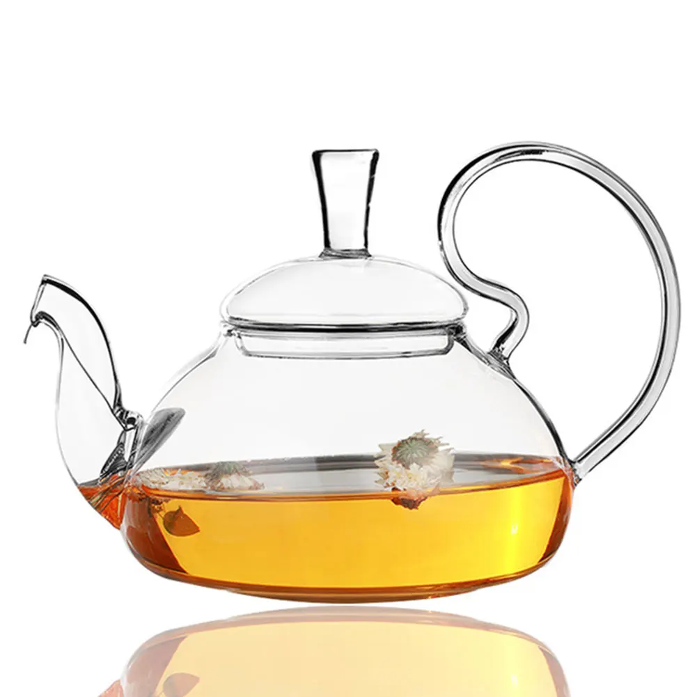 

Glass Heat Resistant Tea Pot Fruit Juice Strainer Economic Kitchen Kettle Water Drinks Restaurant Coffee