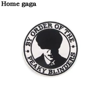 homegaga cartoon iron on tv peaky blinders embroidered cloth patch for boys clothing stickers apparel clothing accessories d3030
