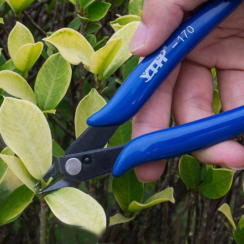 YTH диагональные плоскогубцы резак для проволоки Клещи зачистки проводов мини