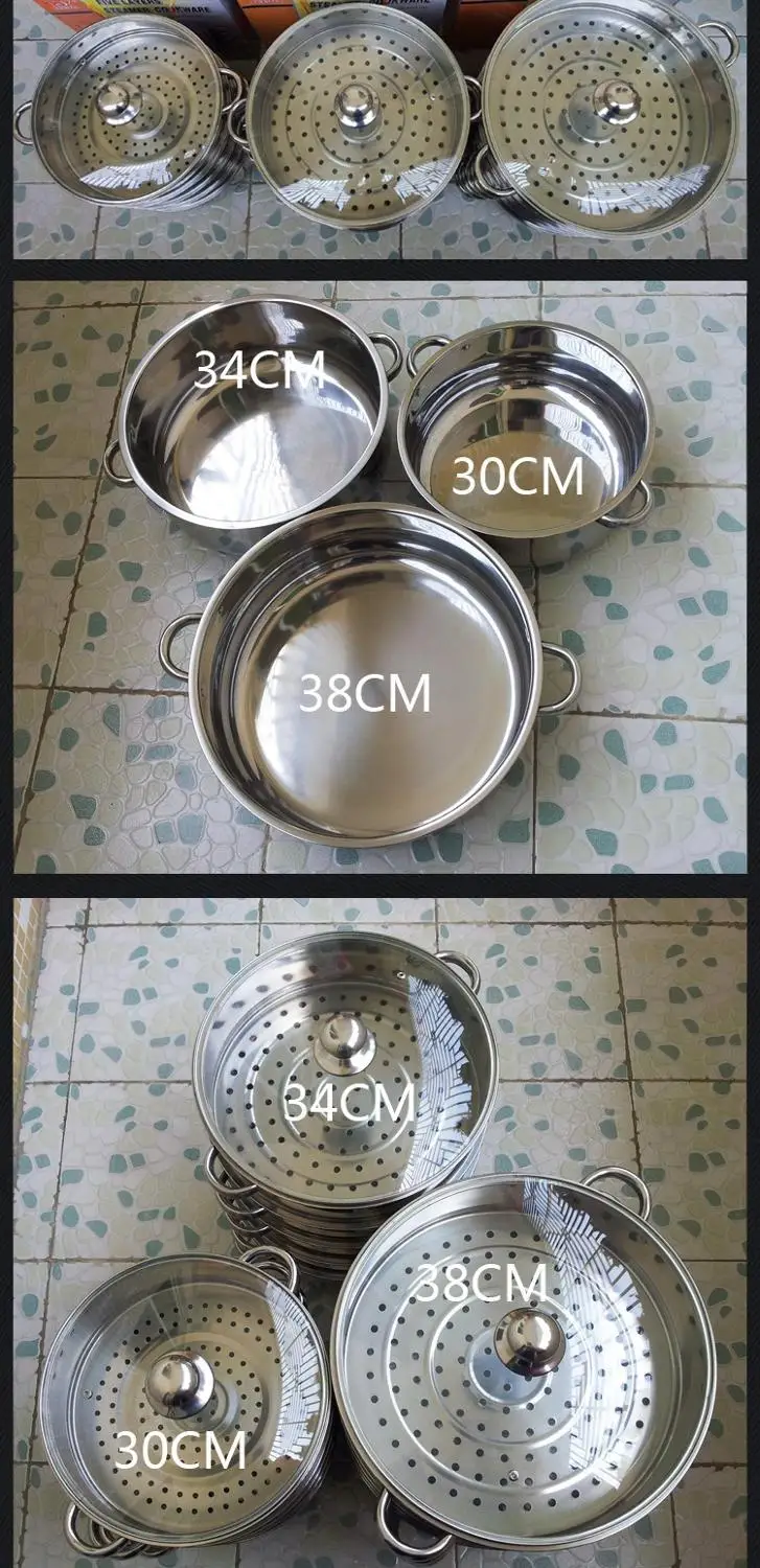 пароварка БЕСПЛАТНАЯ ДОСТАВКА 3 слоя ПАРОХОД ПОТ INOX КАСТРЮЛИ ФОНДОВОЙ ГОРШОК