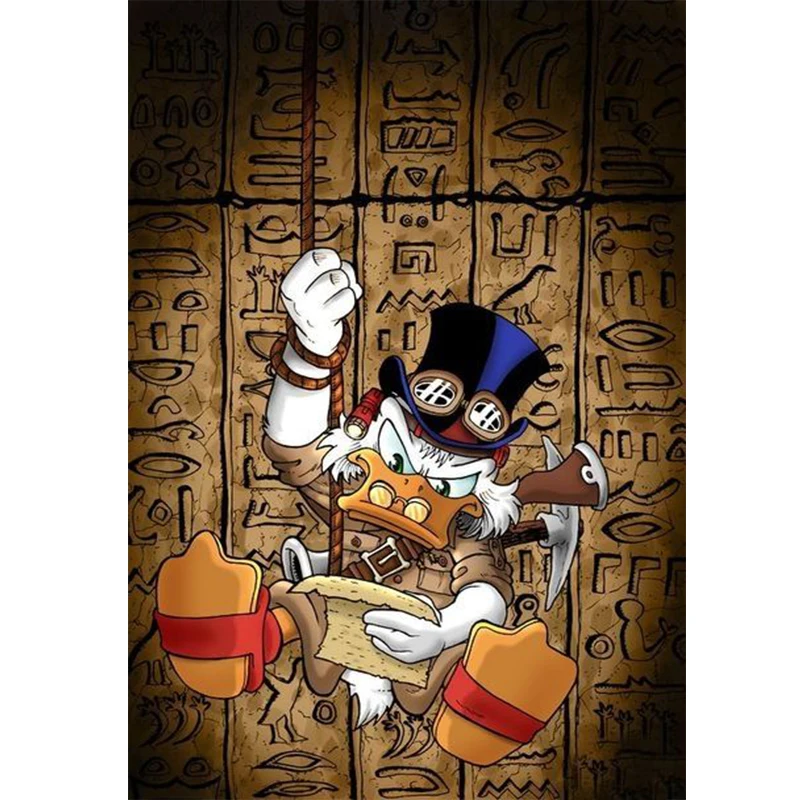 

Disney Donald Duck 5D DIY Diamond Painting full Square Round Diamond Embroidery Cross Stitch Rhinestone Mosaic decor for GIft