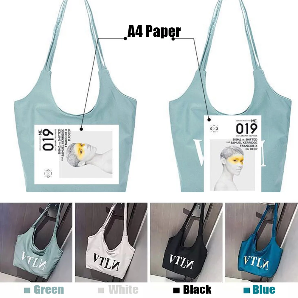 

Female Big Canvas Shopping Tote Bag Reusable Extra Large Grocery Bag Eco Environmental Shopper Shoulder Bags For Young Girl