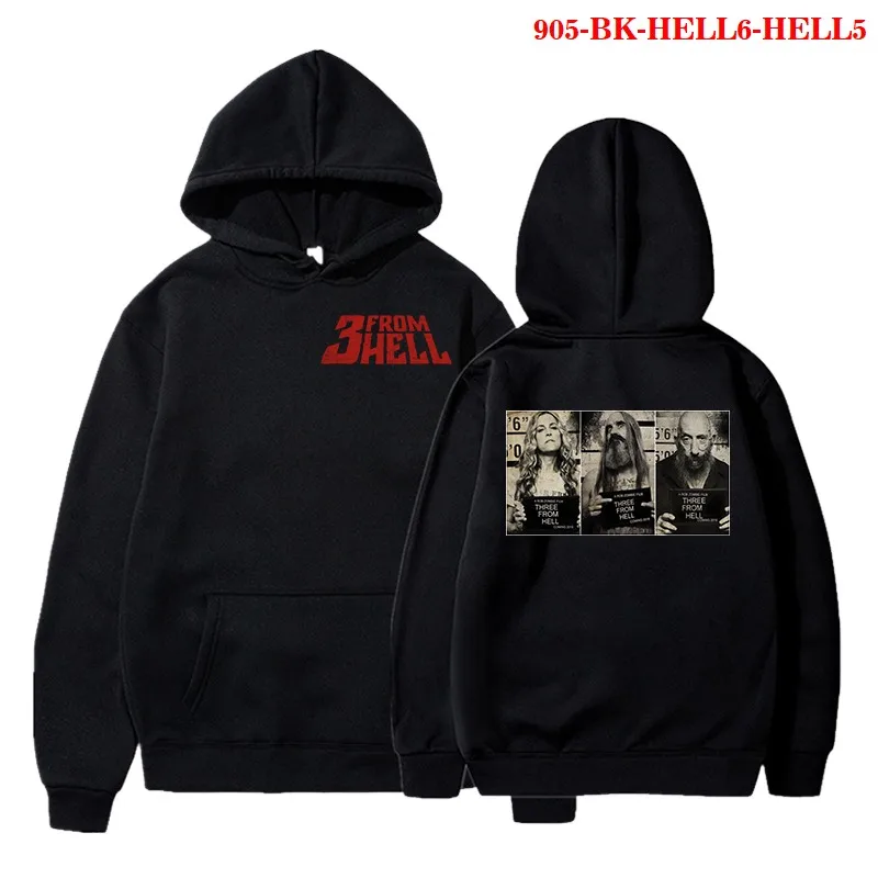 

Horror Movie 3 FROM HELL Hoody Streetwear Men Clothes Oversized Hoodie Graphic Hoodies Warm Winter Tops 3 FROM HELL Sweatshirt