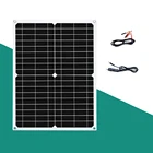 Гибкие солнечные панели 5 в 12 В 18 в 10 Вт 20 Вт 30 Вт солнечная панель 12v комплект для наружного кемпинга usb зарядное устройство аккумулятор для телефона DC маленький водяной насоссолнечное зарядное зарядка для