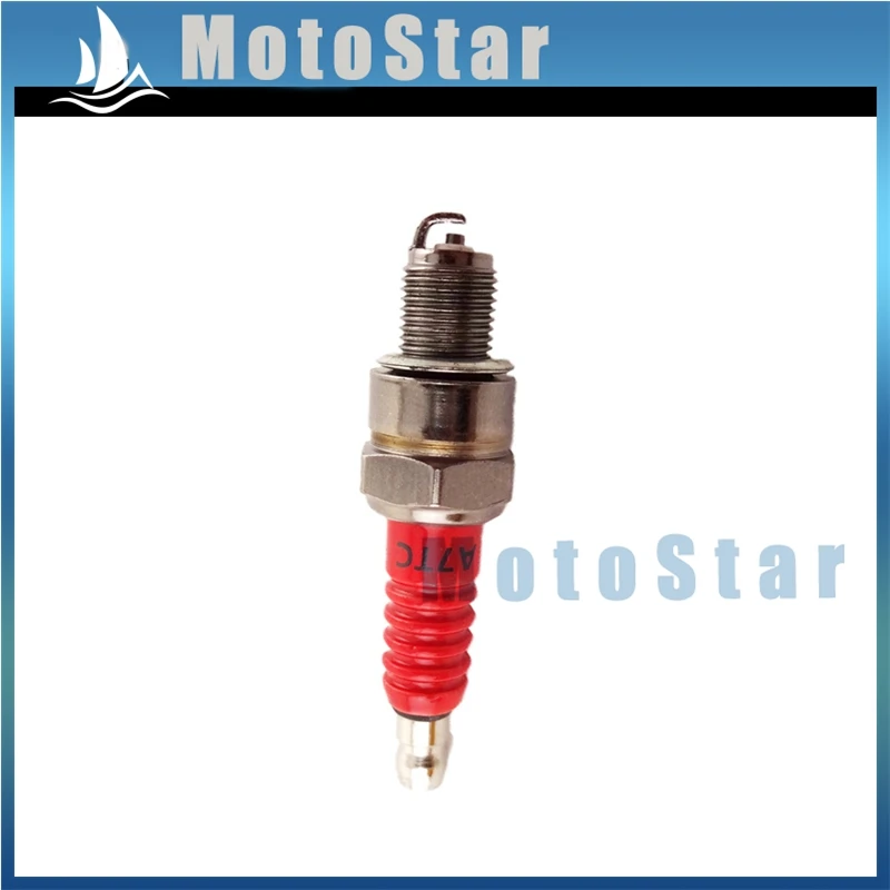 Красная свеча зажигания A7TC для 50cc 90cc 110cc 125cc 140cc 150cc 160cc Pit Dirt Bike ATV Quad картинг багги |