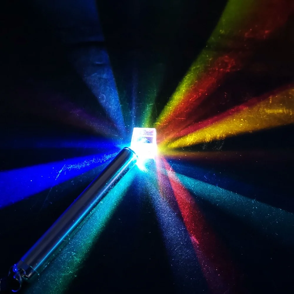 

15mm Cubic Science Cube Optical Prisma Photography with Hexahedral Prism Home Decoration Prism Glass,color Child Gift