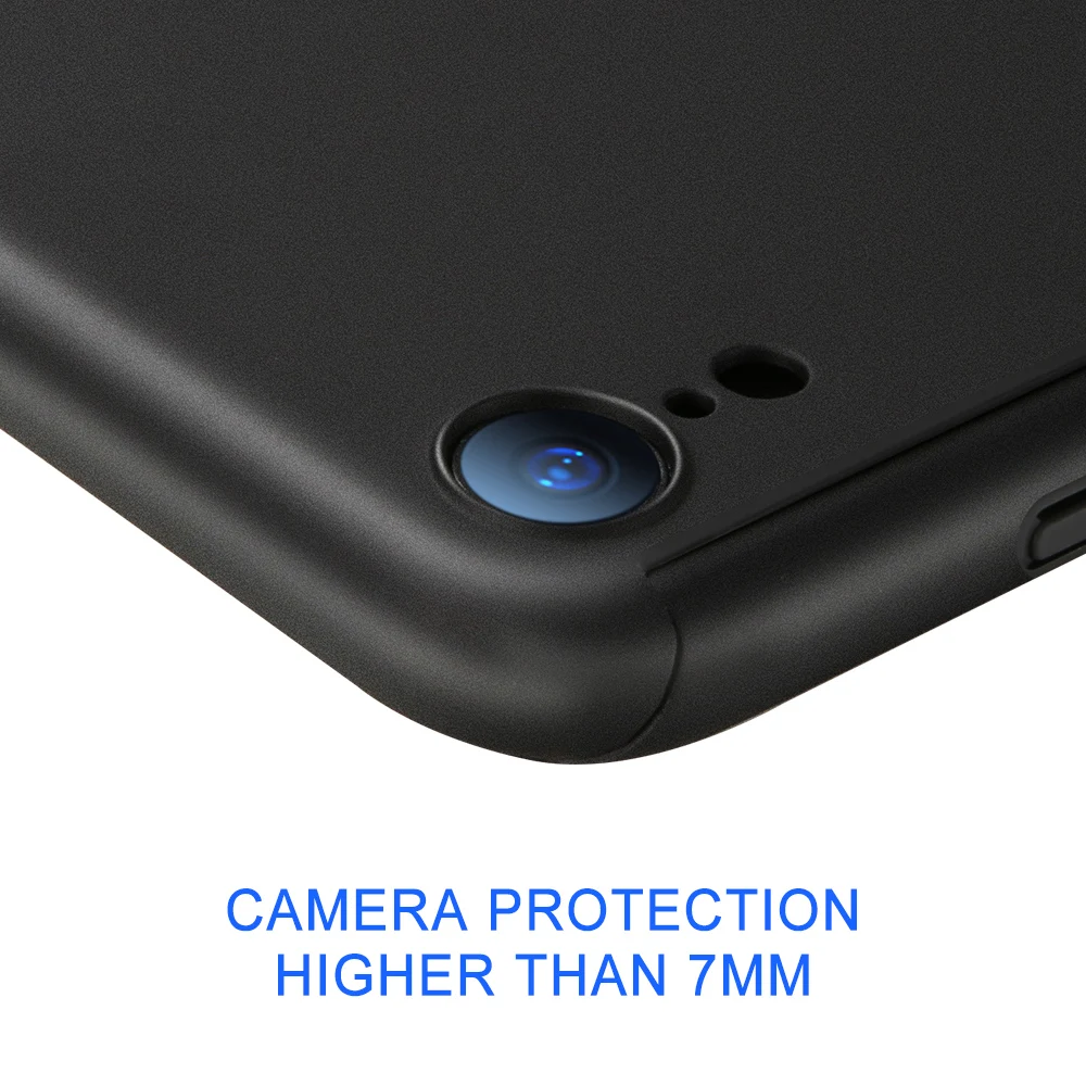 Твердый защитный чехол 360 дюйма для Xiaomi Mi 8 Lite SE A1 A2 однотонный Redmi Note 4X 5 Pro Plus 6