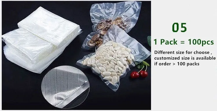 Пакеты для вакуумного упаковщика посылка для хранения пищевых продуктов вакуумная упаковка пластиковая Sous Vide сохранение упаковки для кухни