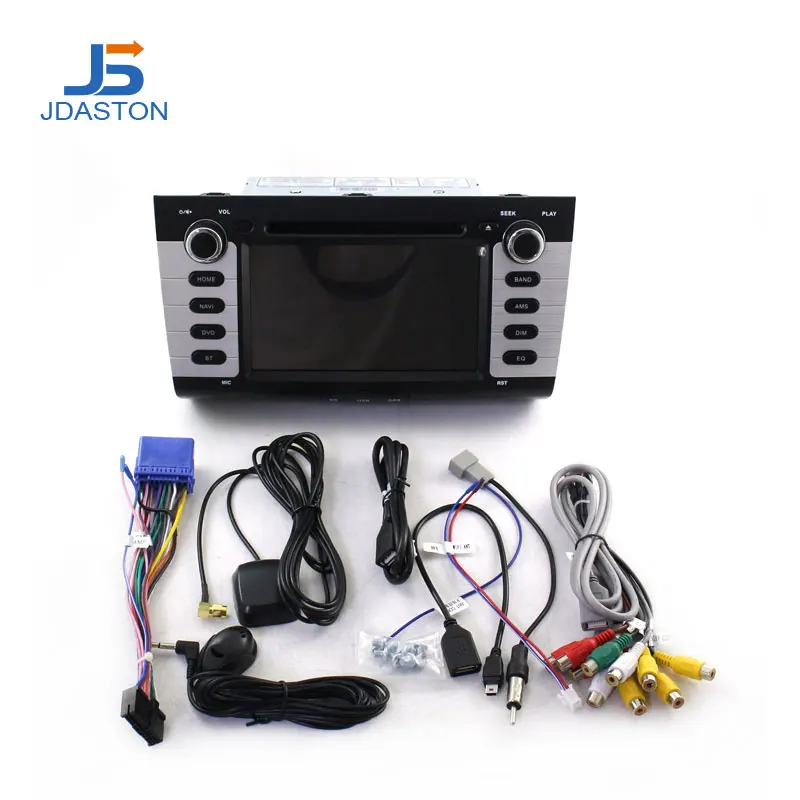 JDASTON Android 10 0 автомобильный dvd плеер для suzuki swift 2004 2010 Мультимедиа GPS навигация 2 Din