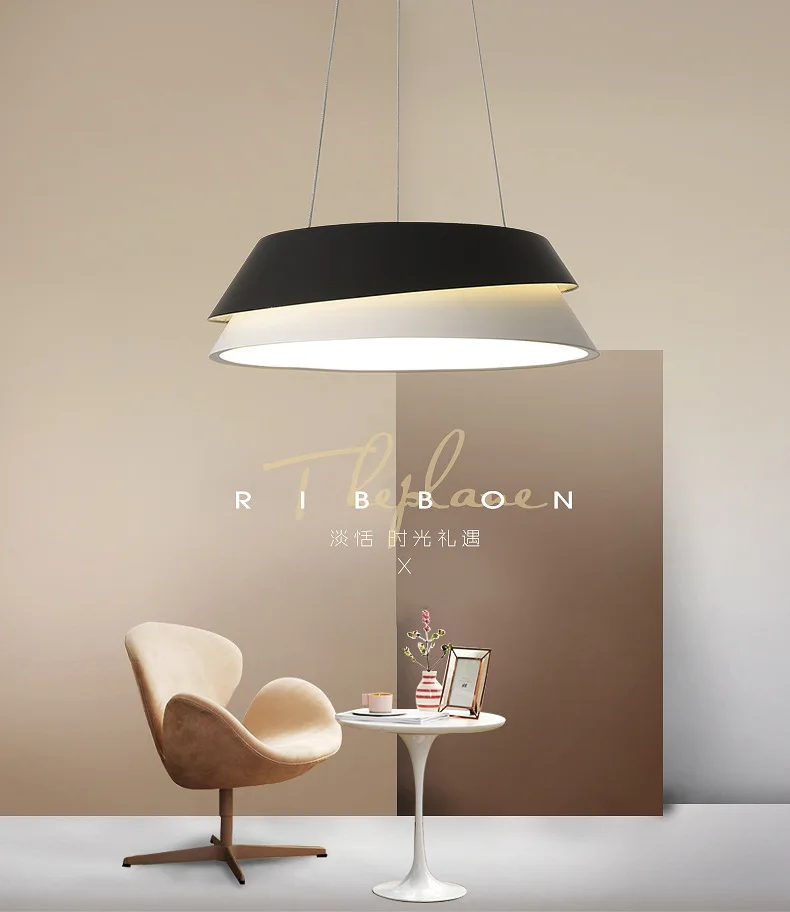 Скандинавская постмодернизированная люстра простой светильник с креплением