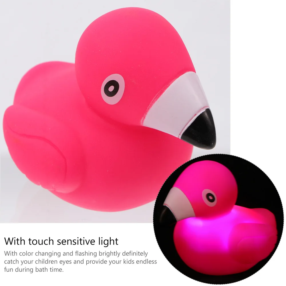 

4Pcs Animals Baby Bath Toys Shower Playing Toys Luminous Shower Game Toys