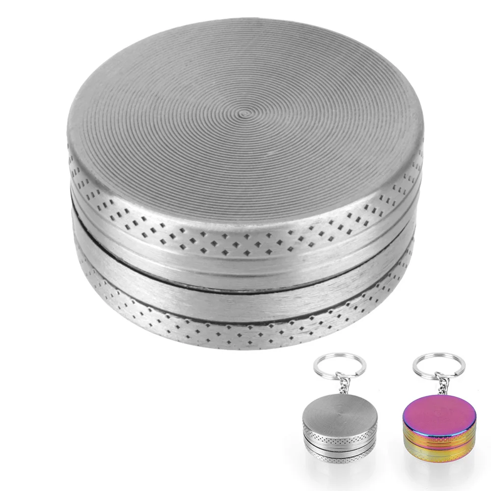 Металлическая Мини Милая мельница для специй 2 слоя портативный брелок