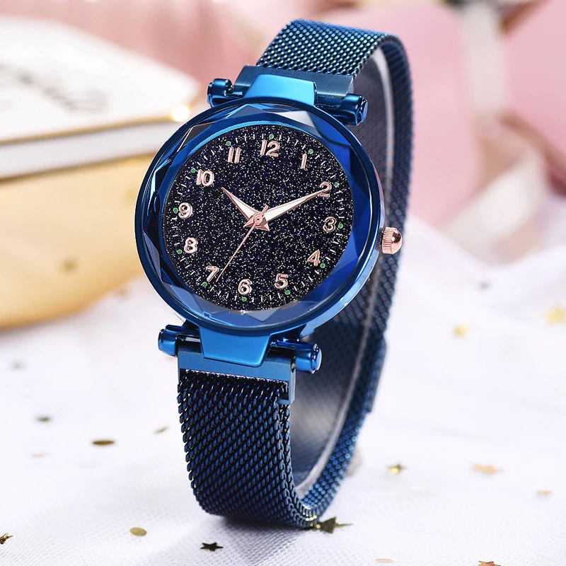

Luxury Women Watches Magnetic Starry Sky Female Clock Quartz Wristwatch Fashion Ladies Wrist Watch reloj mujer relogio feminino