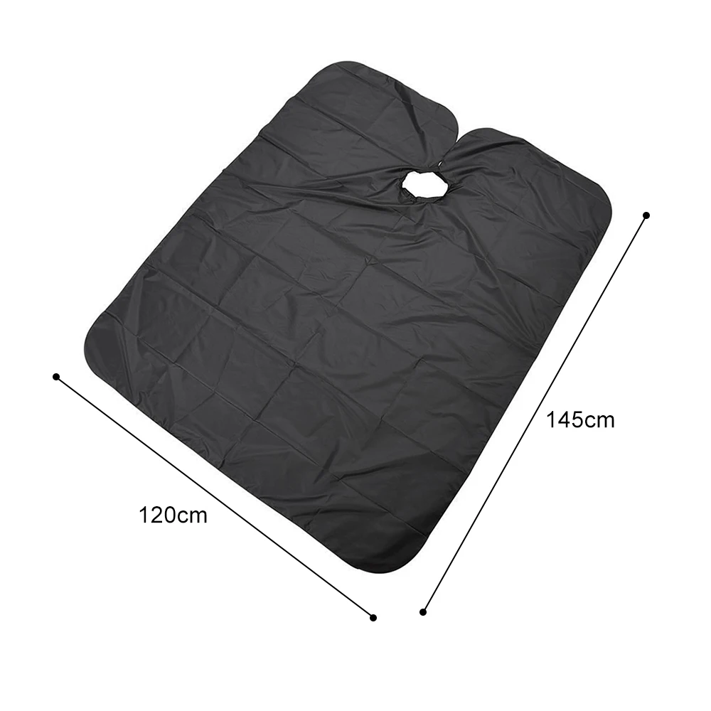 

Hairdresser Apron Hair Cut Cape Gown Cape hair Salon Barber Waterproof Hair Cutting Dye Apron Salon Styling Cloth Black