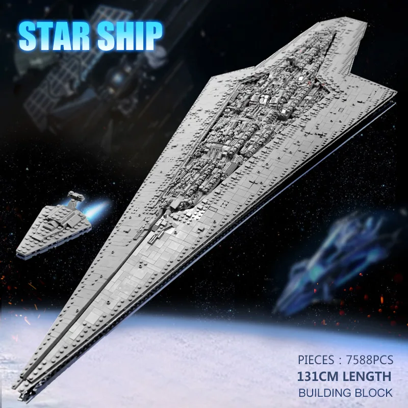 Игрушки Mould King 21006 MOC Star Plan Сатурн V Apollo космический корабль строительные блоки ISD