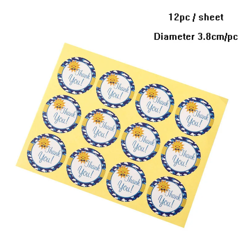 

10 Sheets/lot Thank You Stickers Handmade Circle Stationery thank you Wedding Gift Card Business Packaging Stationery Stickers